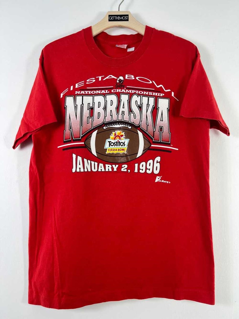 Vintage 90S Nebraska Huskers Sweatshirt, Nebraska Cornhuskers Fiesta Bowl Champion Sweatshirt