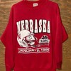 Vintage 90S Nebraska Huskers Sweatshirt, Nebraska Cornhuskers Fiesta Bowl Champion Sweatshirts