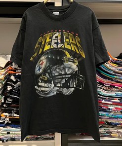 Vintage 90S Nfl Pittsburgh Steelers 1994 T-Shirt Sweatshirt Pullover Hoodie Reprinted Gift For Nfl Fans