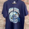 Vintage 90S Penn State Nittany Lions Helmet T-Shirt Sweatshirt Pullover Hoodie Reprinted Gift For Ncaa Fans