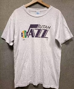 Vintage 90S T Shirt Bna Utah Jazz Sweatshirt Pullover Hoodie Reprinted Gift For Bna Fans