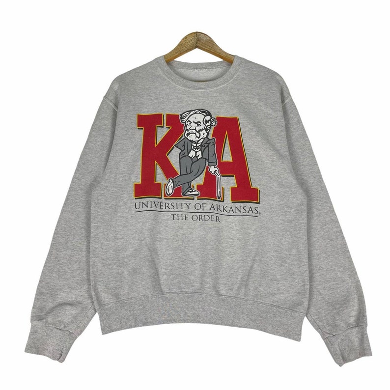 Vintage 90S University Of Arkansas Crewneck Sweatshirt, Hoodie, Shirt, Hogs Shirt Gifts For Razorbacks Lover