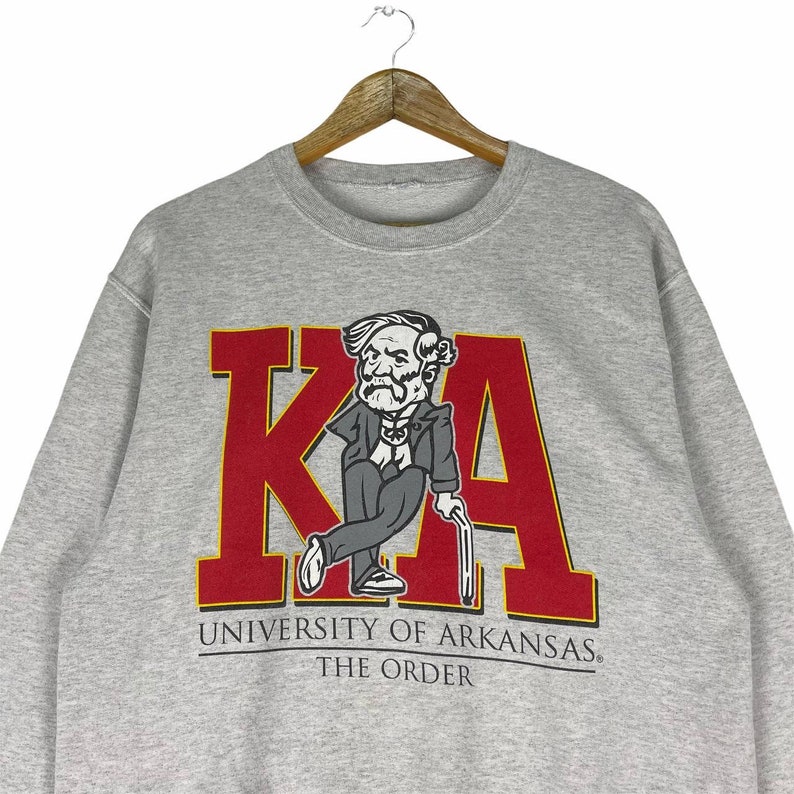 Vintage 90S University Of Arkansas Crewneck Sweatshirt, Hoodie, Shirt, Hogs Shirt Gifts For Razorbacks Lover - Image 2