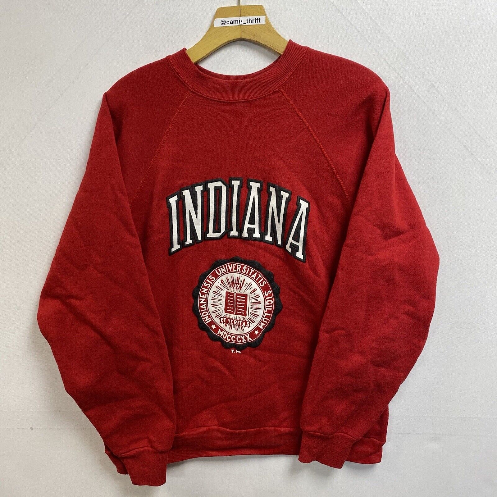 Vintage 90S University Of Indiana Hoosiers Crewneck Sweatshirt, Indiana Football Gift For Fans Football Fan Shirt - Image 2