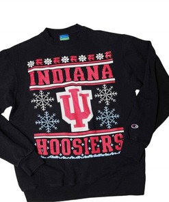 Vintage 90’S University Of Indiana Hoosiers Gray Sweatshirt, Hoosiers Basketball Shirt