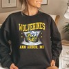 Vintage 90S University Of Michigan Wolverines Crewneck Sweatshirt Or Hoodie Shirt, Retro U Of M Apparel Gift
