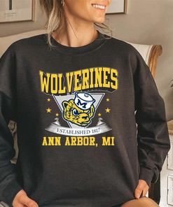 Vintage 90S University Of Michigan Wolverines Crewneck Sweatshirt Or Hoodie Shirt, Retro U Of M Apparel Gift
