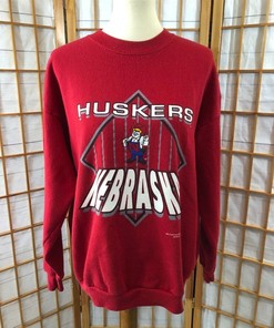 Vintage 90S University Of Nebraska Huskers National Champs Sweatshirt, Nebraska Ncaa Football Championship Shirt