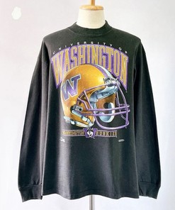 Vintage 90S Washington Huskies Long Sleeves T-Shirt, Vintage Sweatshirt, Gift For Her, Gift For Her
