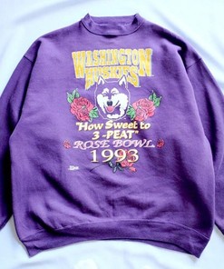 Vintage 90S Washington Huskies Rose Bowl 1993 Sweatshirt, Vintage 90S T-Shirt, Gift For Him