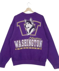 Vintage 90S Washington Huskies Sweatshirt, University Of Washington Huskies Sweatshirt, Washington Huskies Shirt