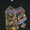Vintage ‘95 Atlanta Braves Mlb World Series Champs T-Shirt Sweatshirt Pullover Hoodie Reprinted Gift For Atlanta Braves