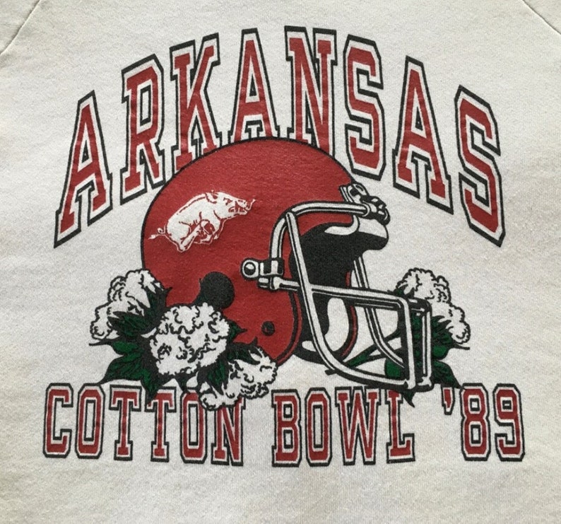 Vintage Arkansas Razorbacks Cotton Bowl Football Sweatshirt, Fan Gift - Image 2