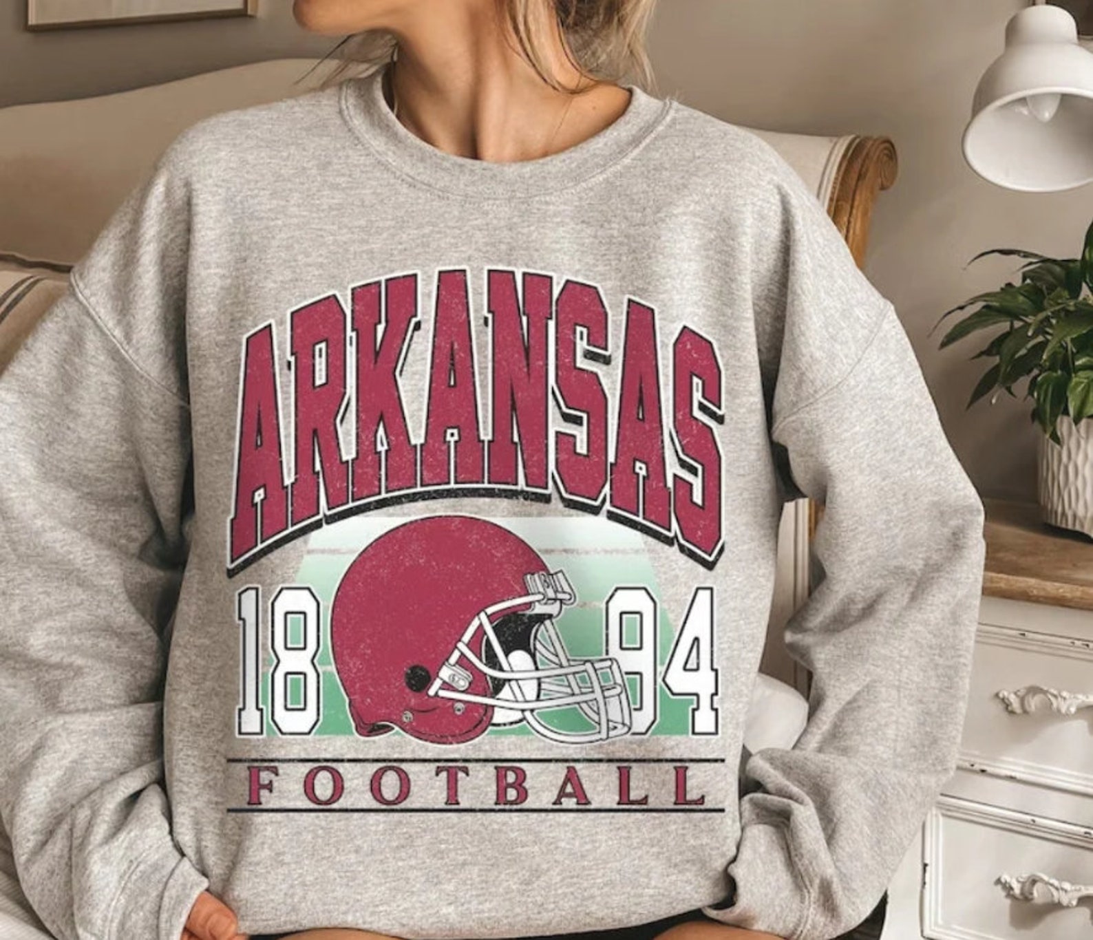 Vintage Arkansas Shirt Sweatshirt Hoodie Tee, College Football Fan Gear