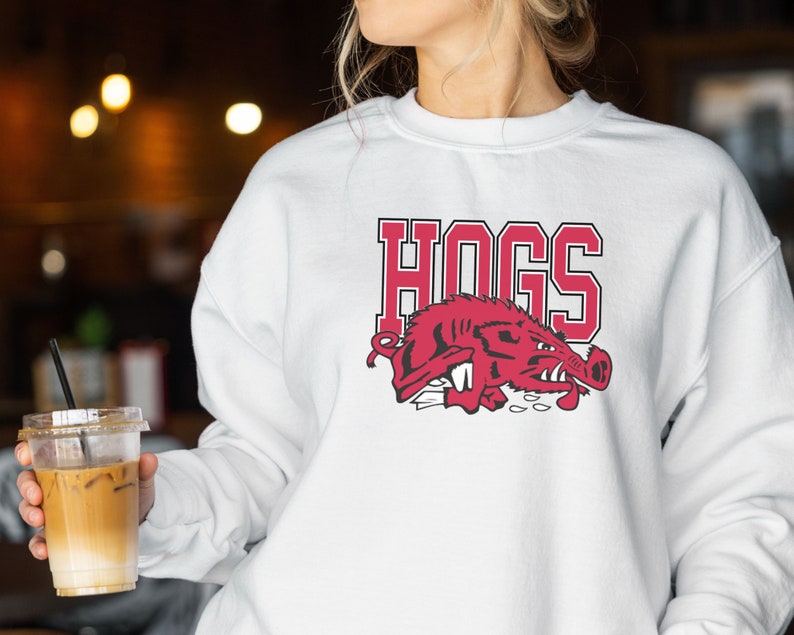 Vintage Arkansas Sweatshirt, Razorback Crewneck, Retro Sweatshirt, Shirt, University Of Arkansas Sweatshirt, Hoodie - Image 3