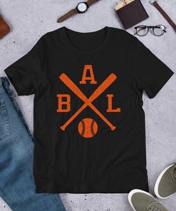 Vintage Baltimore Baseball Bats Retro Bal Unisex T-Shirt, Mlb Baltimore Orioles Tee