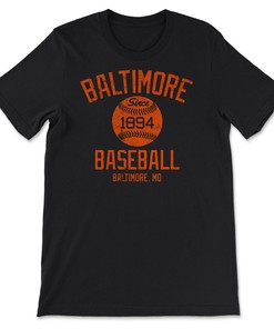 Vintage Baltimore Baseball Founded Classic Sports Fan Gift Unisex Tee