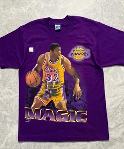 Vintage Bna Magic Johnson La Lakers Sweatshirt Pullover Hoodie Reprinted Gift For Bna Fans