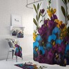 Vintage Bouquet Floral Shower Curtain Set in Different Sizes