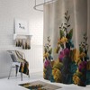 Vintage Floral Design Garden Shower Curtain and Bath Accessories Set