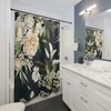 Vintage Floral Shower Curtain with Botanical and Farmhouse Vibe