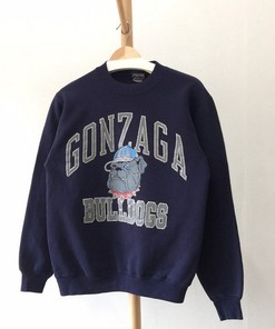 Vintage Gonzaga Bulldogs University Crewneck Sweatshirt, Kentucky Wildcats Shirt