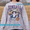 Vintage Gonzaga Bulldogs University Crewneck Sweatshirt Team Bulldogs