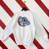 Vintage Gonzaga University Sweatshirt Gonzaga Crewneck, Gonzaga Bulldogs Print Logo