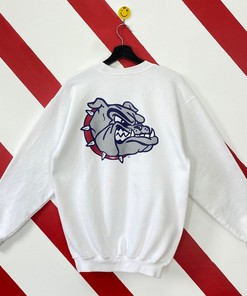 Vintage Gonzaga University Sweatshirt Gonzaga Crewneck, Gonzaga Bulldogs Print Logo