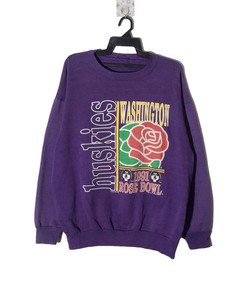 Vintage Huskies Washington Rose Bowl Crewneck Sweatshirt Pullover Jumper, Ncaa Washington Shirts