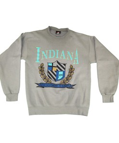 Vintage Indiana Hoosier State Pullover Sweatshirt Classic Iu Hoosiers Shirt For Ncaa Fans