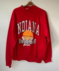 Vintage Indiana University Hoosiers Basketball Champions Sweatshirt, Indiana Hoosiers Sweater