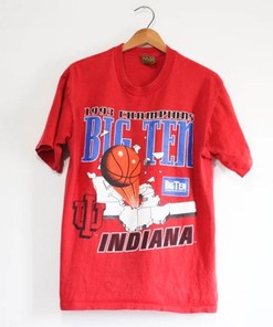 Vintage Indiana University Hoosiers Basketball Champions T-Shirt, Vintage 90 Shirt, Gift For Her, Gift For Him