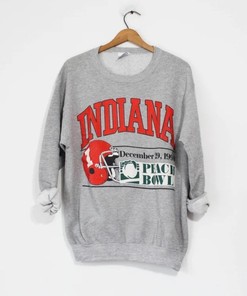 Vintage Indiana University Hoosiers Peach Bowl 1990 Sweatshirt, Indiana Hoosiers Sweater, Indiana Hoosiers Shirt