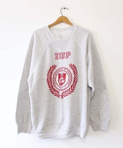 Vintage Indiana University Of Pennsylvania Iup Sweatshirt Full Size, Unisex T Shirt