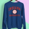 Vintage Indiana University Sweatshirt, Vintage University Of Indiana Hoosiers Shirt
