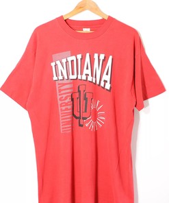 Vintage Indiana University T-Shirt Official Iu Hoosiers Shirt For Ncaa Fans