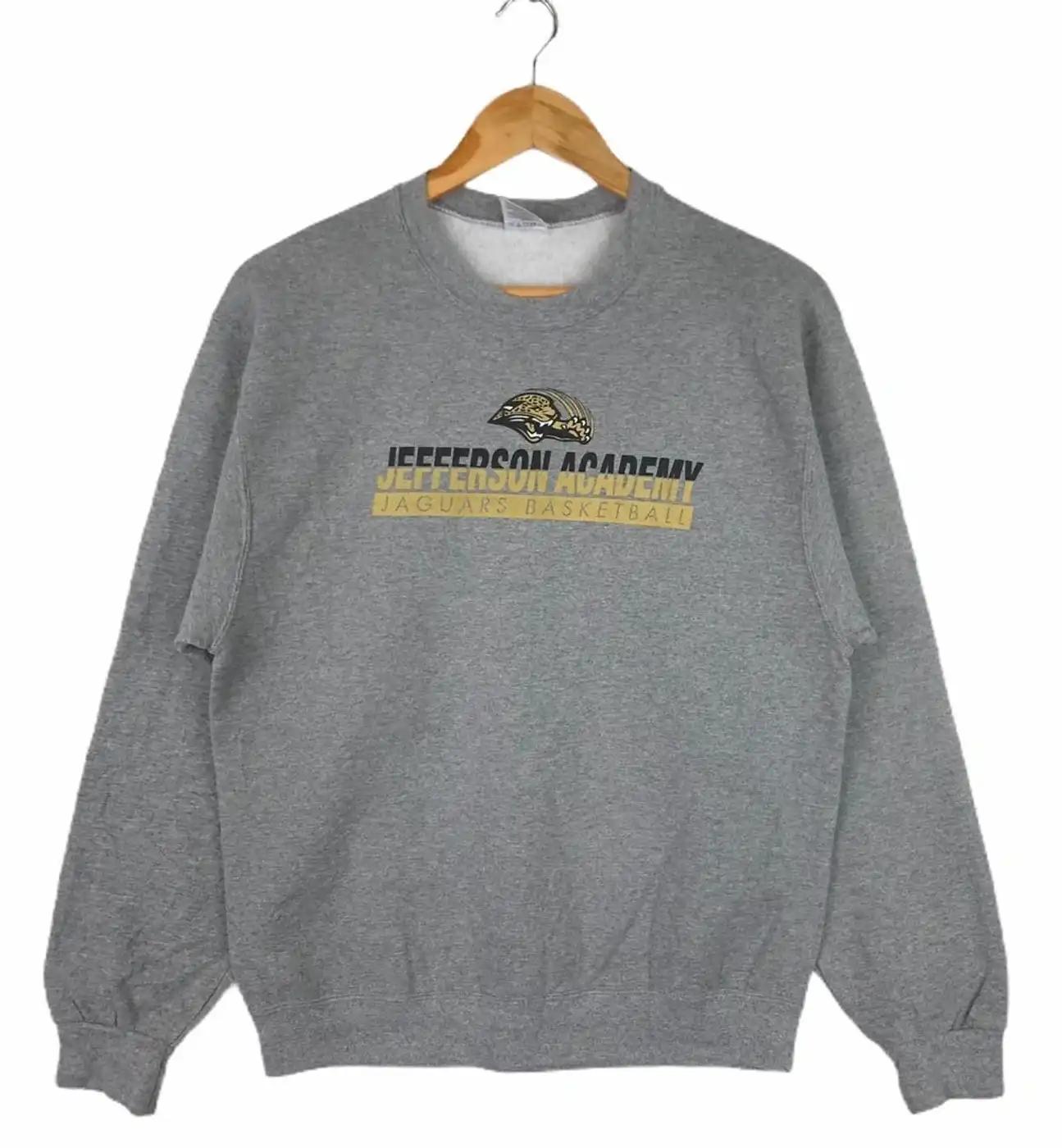 Vintage Jefferson Academy Jaguars Basketball Crewneck T-Shirt, Hoodie, And Sweatshirt Gift For Bna Fans