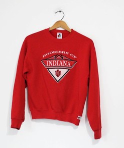 Vintage Kids Indiana University Hoosiers Sweatshirt Large, Iu Hoosiers Shirt For Ncaa Fans