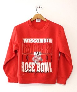 Vintage Kids University of Wisconsin Badgers 1994 Rose Bowl Sweatshirt - NCAA Gear