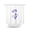 Vintage Lavender Flowers Shower Curtain, Farmhouse Bathroom Decor, Flower Bath Curtain with a Splash of Purple