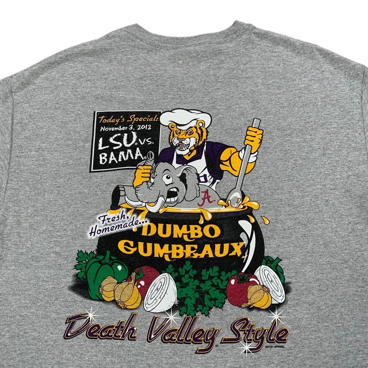 Vintage Louisiana State Lsu Tigers Tailgatin Bama Jumbo T-Shirt, Sweatshirt & Crewneck Full Size Gifts For Fans - Image 2