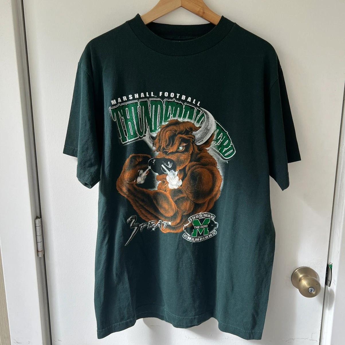 Vintage Marshall University Football Thundering Herd Shirt Hoodie, T-Shirt, Sweatshirt - Full Size Gifts For Fans