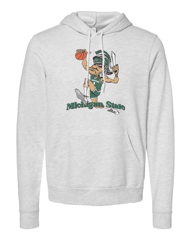 Vintage Michigan State Spartans Dunking Gruff Sparty Shirt Or Hoodie Sweatshirt, Retro Msu Apparel