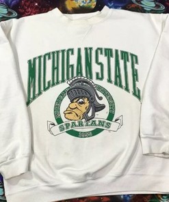 Vintage Michigan State Sweatshirt, Michigan State University Shirt, Michigan State University Spartans Apparel