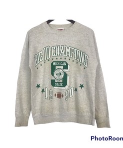 Vintage Michigan State University 1990 Sweatshirt, Retro Msu Apparel