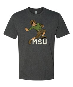 Vintage Michigan State University Leatherhead Sparty Shirt, Retro Msu Apparel