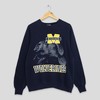 Vintage Michigan Wolverines Blue Sweatshirt Full-Size Gift For Ncaa Enthusiasts