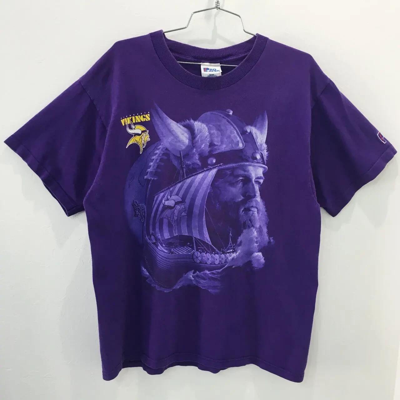 Vintage NFL Minnesota Vikings Pro Player Sweatshirt T-shirt, NFL Football Teams Gifts For Fans