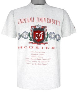Vintage Ncaa Indiana Hoosiers Big Logo T-Shirt, Indiana University Bloomington, Unisex Shirt, Vintage Shirt